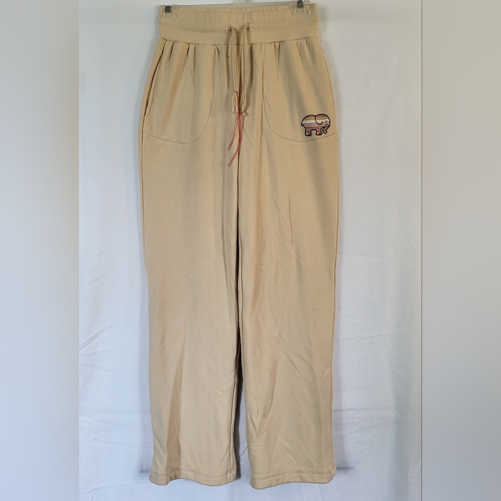 Ivory Ella Tan Sweatpants Small UWOT